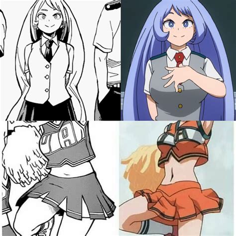 Body Sizes Between Manga And Anime R Bokunoheroacademia