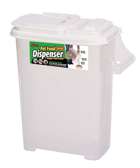 Cat treat and dog treat storage. Buddeez Medium (Up to 12lb) Fresh Dry Dog Cat Food Plastic ...