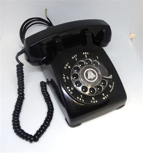 1960s Rotary Dial Telephone In Black By Western Electric Bell Etsy