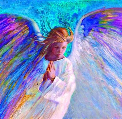 Rainbow Angel Holding All Of Colors Of Life Angel Artwork I Believe In
