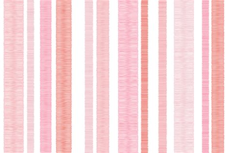 Seamless Vector Ikat White Pink Background Fabric Pattern Stripe