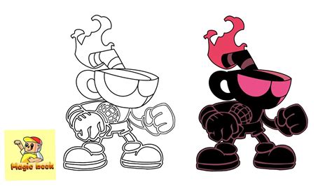 How To Draw Nightmare Cuphead Indie Cross Friday Night Funkin Fnf