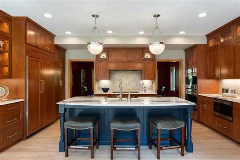 13 Ways To Modernize Cherry Cabinets For Less In 2021 Cherry Cabinets