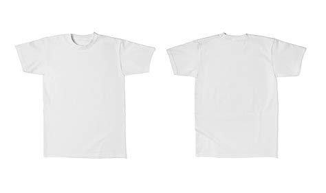376 White T Shirt Template Front And Back Best Free Mockups