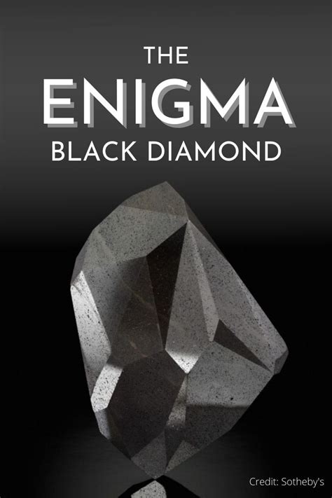 Enigma Black Diamond 55555 Carat Gem Likely From Outer Space Now For