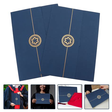 Diploma Certificate Cover Holder Covers Paper Graduation Folders