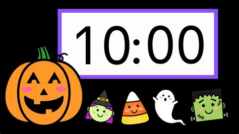 Halloween 10 Minute Rotation Timer 2 Minute Clean Up 12 Minute Center