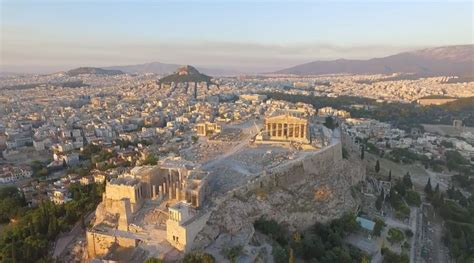 Acropolis Athens 2015 Greece Aerial Travelling Greece