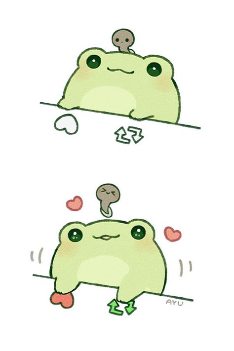 αyu On Twitter Cute Drawings Cute Animal Drawings Kawaii Cute Frogs