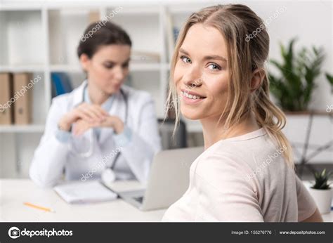 Patient And Doctor In Hospital — Stock Photo © Alexlipa 155276776