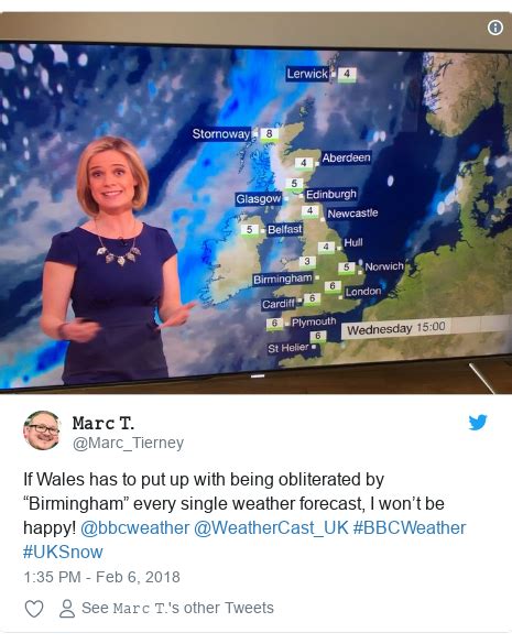Bbc Weather Redesign Viewers Hail Scotlands Return Bbc News