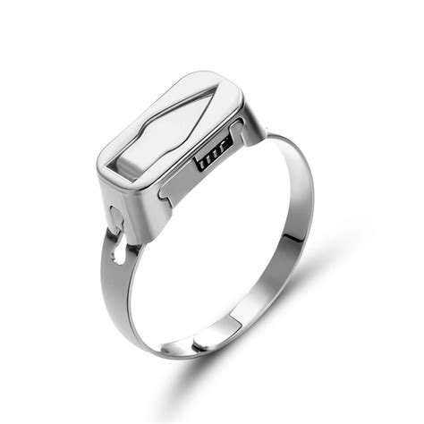 Self Defense Rings Stainless Steel Knife Ring Adjustable Open Ring