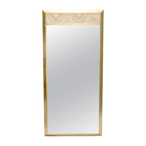 Brass Frame With A Harlequin Pattern Beveled Glass Wall Mirror At 1stdibs