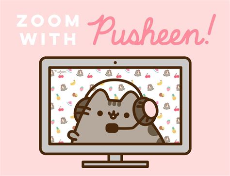 Pusheen Zoom Backgrounds Pusheen In 2020 Pusheen Pusheen Cat Cute