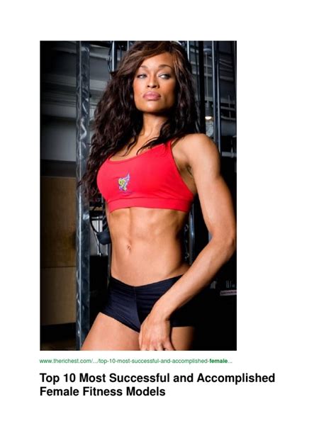 PDF Top Most Successful And Accomplished Female Fitness Models