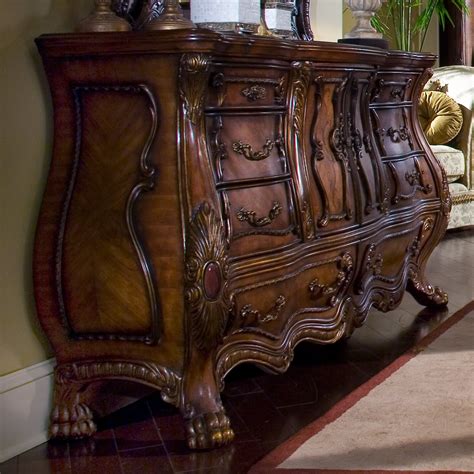 Importantly, michael believes that furniture should not only bring a beautiful and sophisticated aesthetic into the home. Michael Amini Chateau Beauvais Panel Customizable Bedroom ...