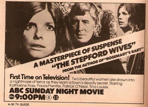 Ad For A Tv Showing Of The Stepford Wives Tv Guide Vintage Tv Ads Stepford Wife