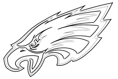 Philadelphia+Eagles+Logo+Coloring+Page | Philadelphia eagles logo