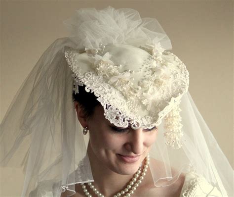 Gorgeous Vintage Wedding Hat By Uptownvintage On Etsy
