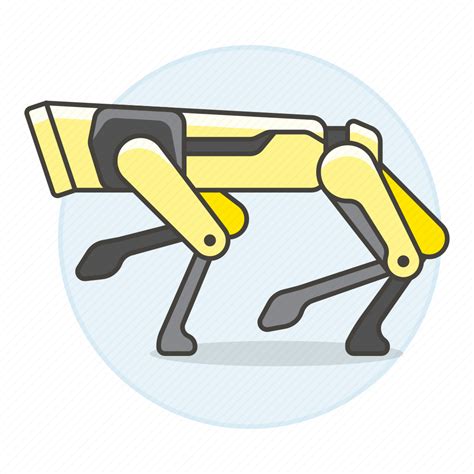 Ai Boston Dynamic Dynamics Modern Robot Spot Icon Download On