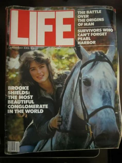 Life Magazine December 1981 Brooke Shields Most Beautiful Conglomerate
