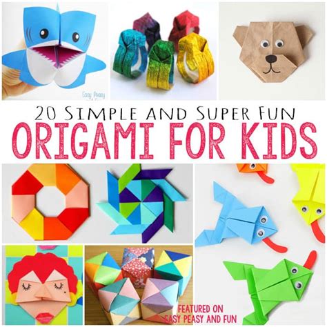 20 Cute And Easy Origami For Kids Easy Peasy And Fun