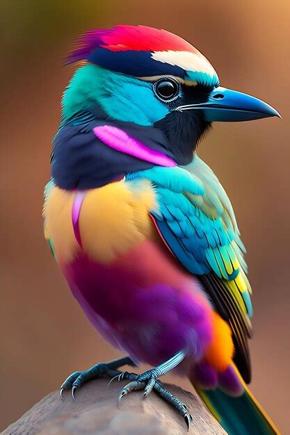 Premium Ai Image A Colorful Bird