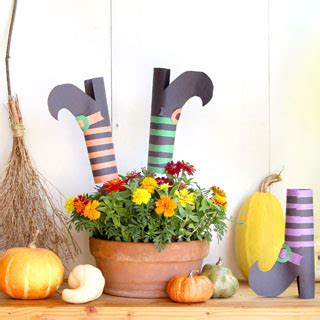 Goodwill shoe finds are perfect for this project! DIY Witches Shoes Halloween Crafts & Decorations - A Piece Of Rainbow