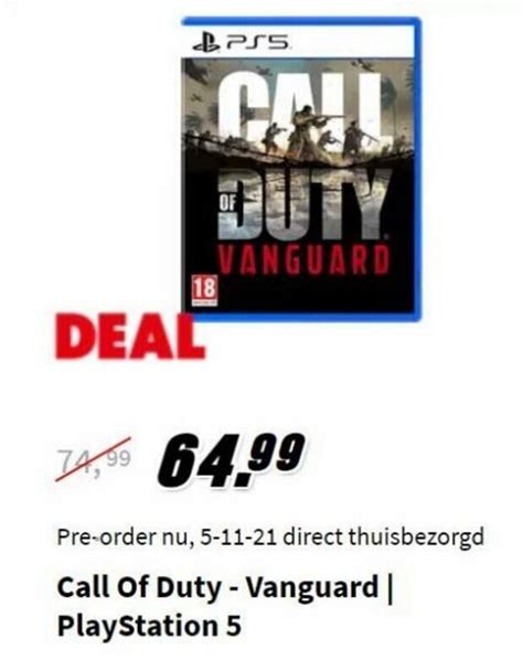 Ps5 Call Of Duty Vanguard Aanbieding Bij Mediamarkt