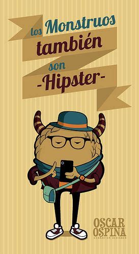 Hipster Monster Con Imágenes Diseño De Personajes Ilustraciones