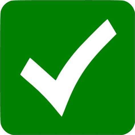 Green Checkmark Icon Clipart Best