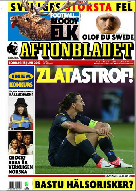 Euro 2012: Daily Mirror & Swedish Paper Aftonbladet Wage ...