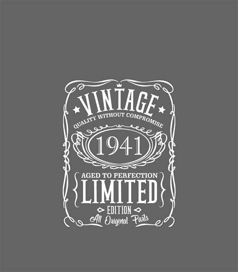 80th Birthday T Vintage 1941 T Shirt 80 Years Old Digital Art By Sethz Elsa Fine Art America