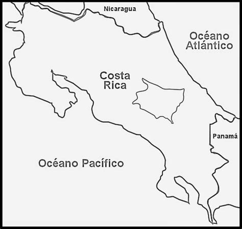 Mapas De Costa Rica Para Colorear Y Descargar Colorear Im Genes