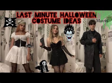 Last Minute Halloween Kost M Ideen Youtube