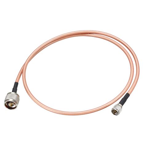 Low Loss Rf Coaxial Cable Connection Coax Wire Rg N Male To Mini Uhf Male Cm Pcs