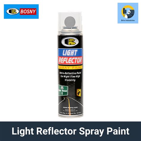 Bosny Light Reflector Spray Paint Retro Reflective Paint For Night Time