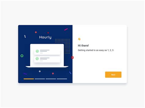Welcome Modal By Andres Clavijo For Hourly Design On Dribbble