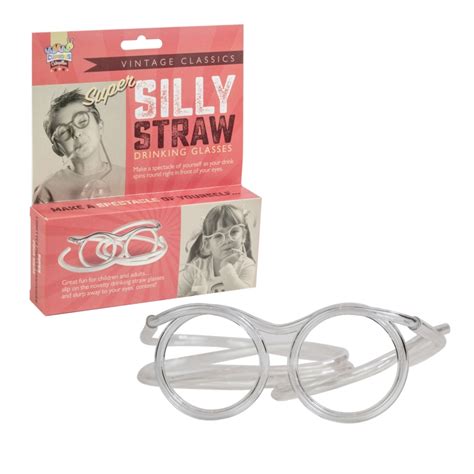Funtime Tssilly Straw Drinking Glasses