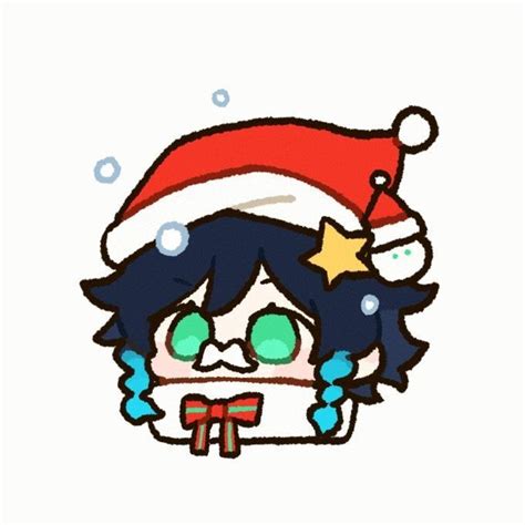 Genshin Impact Im Genes Christmas Icons Anime Christmas Cute Drawings