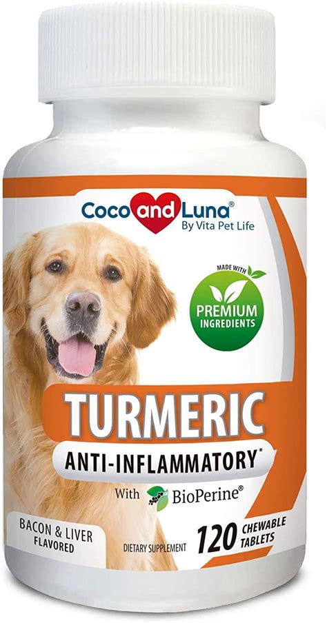Turmeric For Dogs Anti Inflammatory For Dogs Curcumin And Bioperine