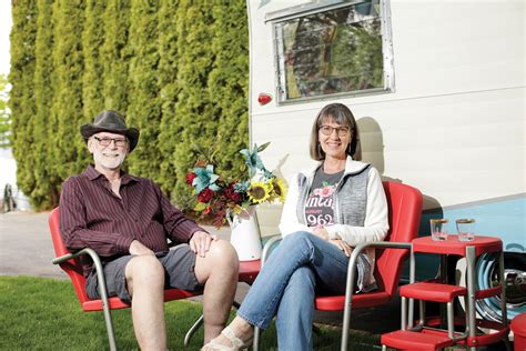 vintage trailer enthusiasts share their journeys restoring and enjoying their home away from