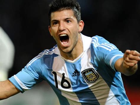 Sergio Aguero Famous Footballer From Argentine Football Images And Photos
