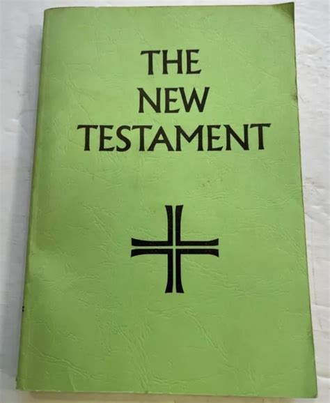 New Testament Self Pronouncing Authorized King James Version Holy Bible