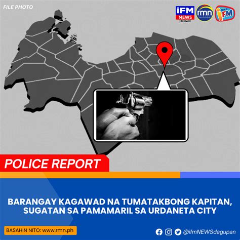 Barangay Kagawad Na Tumatakbong Kapitan Sugatan Sa Pamamaril Sa Urdaneta City Rmn Networks