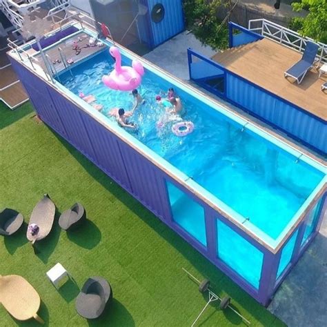 Ft Ft Above Ground Prefab Shipping Container Swimming Pool