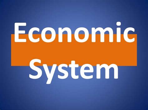 There are many different economic systems that try to result in more equality or faster growth. Economic system