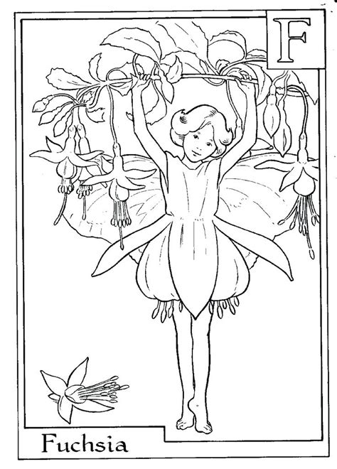 Flying Fairy Coloring Pages At Free