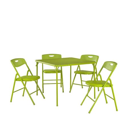 Padded table top and padded seats. 5-piece Card Table and Chairs Only 10 In Stock Order Today ...