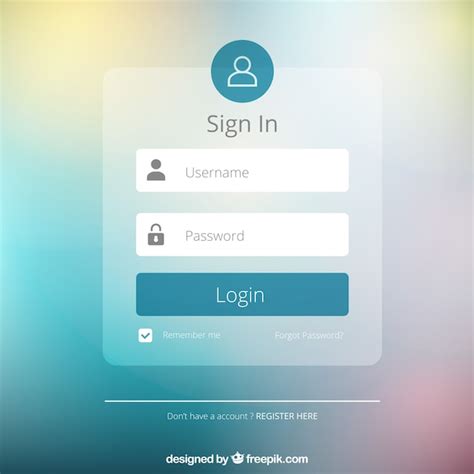 Login Form Vectors Photos And Psd Files Free Download